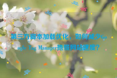 第三方腳本加載優(yōu)化，如何減少Google Tag Manager拖慢網(wǎng)站速度？