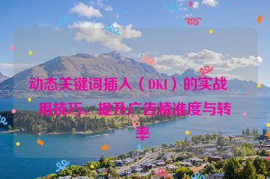 動(dòng)態(tài)關(guān)鍵詞插入（DKI）的實(shí)戰(zhàn)應(yīng)用技巧，提升廣告精準(zhǔn)度與轉(zhuǎn)化率