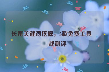 長(zhǎng)尾關(guān)鍵詞挖掘，5款免費(fèi)工具實(shí)戰(zhàn)測(cè)評(píng)