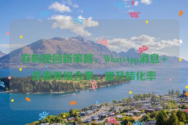 棄購?fù)旎匦虏呗?，WhatsApp消息+優(yōu)惠券組合拳，提升轉(zhuǎn)化率