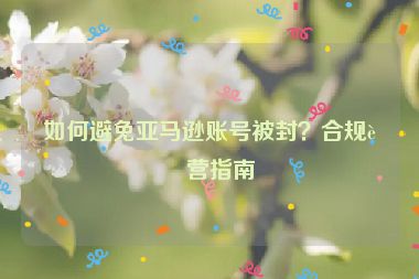 如何避免亞馬遜賬號(hào)被封？合規(guī)運(yùn)營(yíng)指南