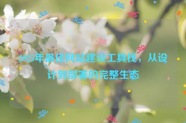 2025年最佳網(wǎng)站建設(shè)工具棧，從設(shè)計(jì)到部署的完整生態(tài)