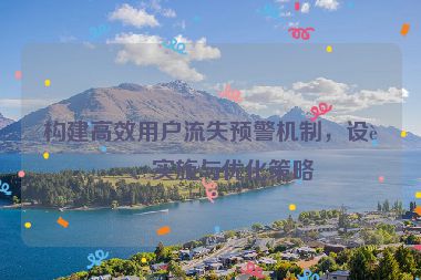 構(gòu)建高效用戶(hù)流失預(yù)警機(jī)制，設(shè)計(jì)、實(shí)施與優(yōu)化策略