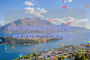 最佳的外貿(mào)網(wǎng)站支付網(wǎng)關(guān)對比，如何選擇最適合您的跨境支付方案