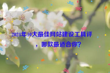 2024年10大最佳網(wǎng)站建設(shè)工具評測，哪款最適合你？
