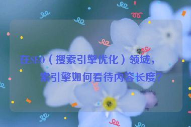 在SEO（搜索引擎優(yōu)化）領(lǐng)域，搜索引擎如何看待內(nèi)容長(zhǎng)度？
