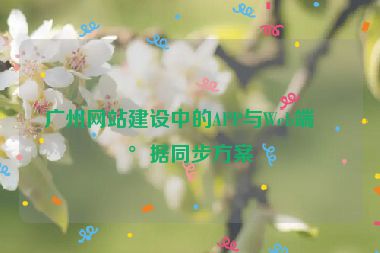 廣州網(wǎng)站建設(shè)中的APP與Web端數(shù)據(jù)同步方案
