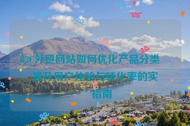 B2C外貿(mào)網(wǎng)站如何優(yōu)化產(chǎn)品分類？提升用戶體驗與轉(zhuǎn)化率的實用指南
