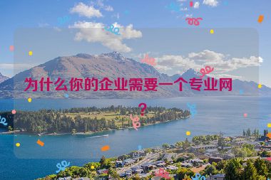 為什么你的企業(yè)需要一個專業(yè)網(wǎng)站？
