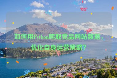如何用Python爬取競品網(wǎng)站數(shù)據(jù)，優(yōu)化自身運營策略？