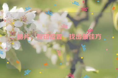 、圖片、按鈕位置，找出最佳方案