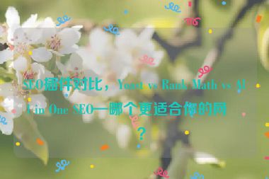SEO插件對(duì)比，Yoast vs Rank Math vs All in One SEO—哪個(gè)更適合你的網(wǎng)站？