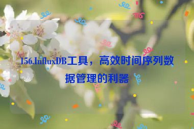 156.InfluxDB工具，高效時間序列數(shù)據(jù)管理的利器