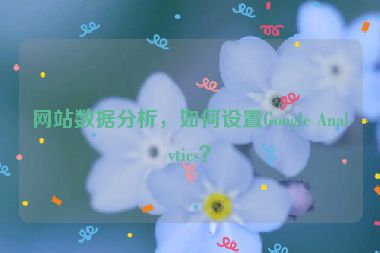 網(wǎng)站數(shù)據(jù)分析，如何設置Google Analytics？