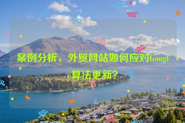 案例分析，外貿(mào)網(wǎng)站如何應(yīng)對Google算法更新？