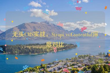 無(wú)頭CMS實(shí)戰(zhàn)，Strapi vs.Contentful深度對(duì)比